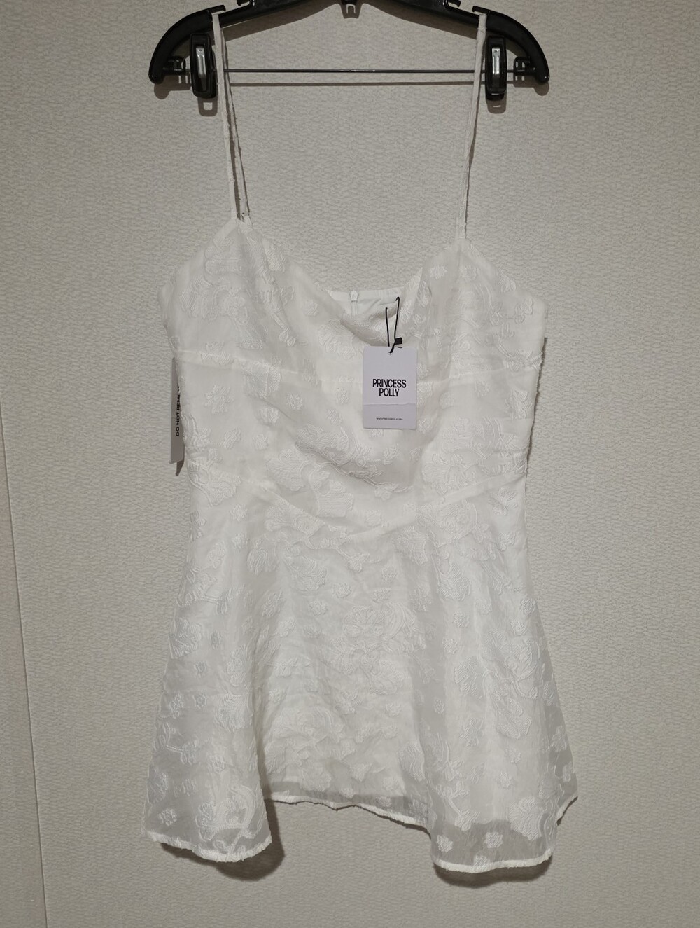 Princess Polly New Chapters Broderie Mini Dress White Size 12